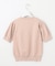 【洗える】ビジューネックレスニット