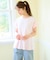 【汗ジミが目立たない】フリル袖ペプラムデザインTシャツ