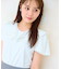 【洗える・汗ジミが目立たない】ラッフル襟Tシャツ