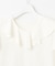 【洗える・汗ジミが目立たない】ラッフル襟Tシャツ