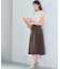 【洗える】タフタフレア スカート
