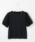 【汗ジミが目立たない・洗える】チュール袖パフスリーブ Tシャツ