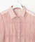 【洗える】シャーリング シアーシャツ