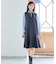 【WEB一部店舗限定・洗える】スタンドネック ブラウス