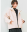 フード付きコクーンショート コート