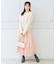 【洗える】ニット×ティアードレース スカート