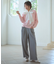 【洗える】Vネックニットプルオーバー