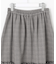 【洗える】フレアギャザーチェック スカート