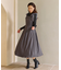 シアーリボンショルダー ジャンパースカート