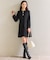 ツイードミディ ワンピース