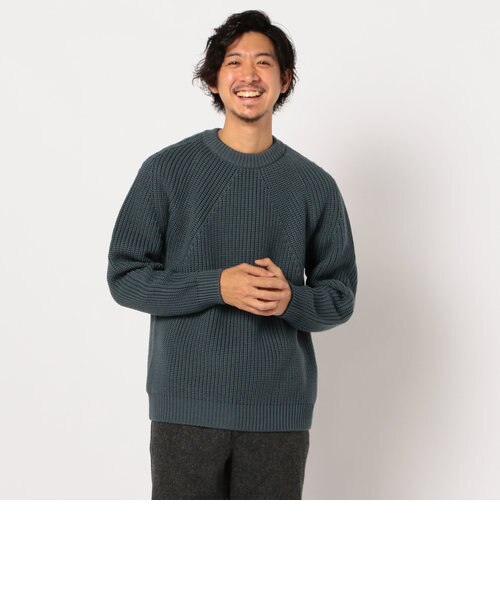 BATONER/バトナー】SIGNATURE クルーネックプルオーバーニット (BN