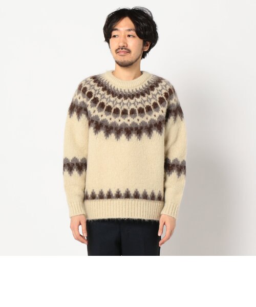 BATONER Nordic Crew Neckバトナー ノルディックニット 2 BATONER 
