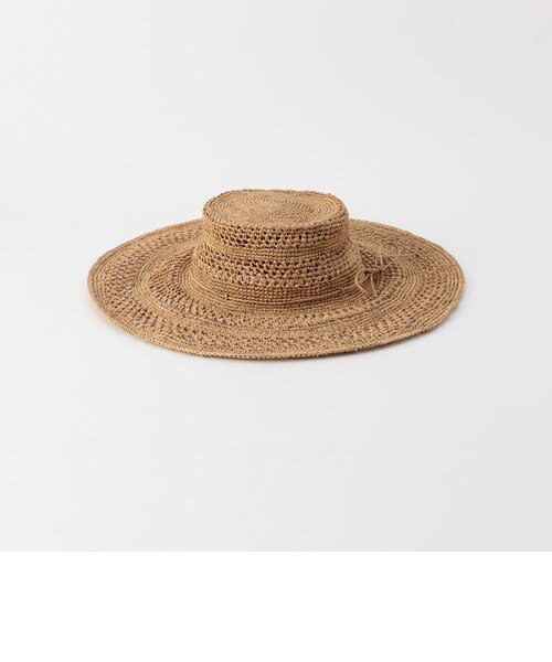 Le voyage en Panier ラフィアハット Le Voyage en Panier : ラフィアハット☆ブラウン系 - メルカリ