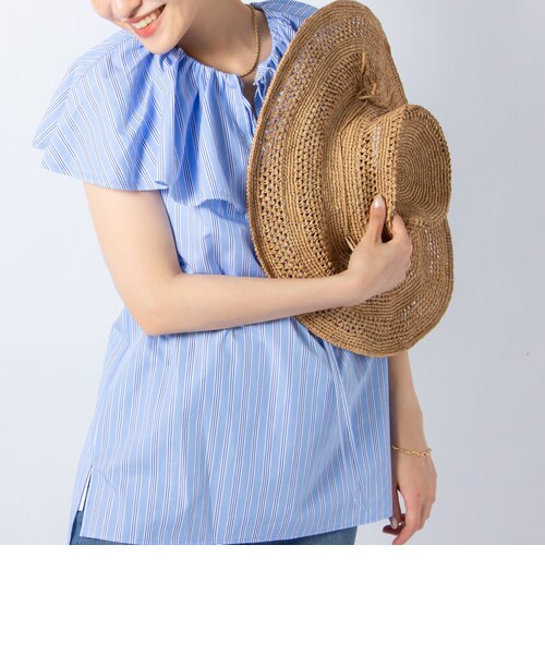 Le voyage en Panier ラフィアハット Le Voyage en Panier（ルヴォヤージュアンパニエ）の「(LE VOYAGE EN