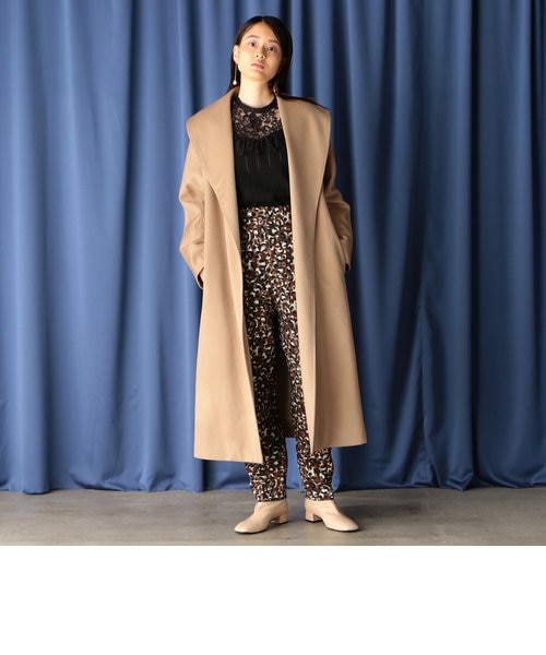 レオパードジャガードハイウエストパンツ｜ノーリーズの通販｜&mall