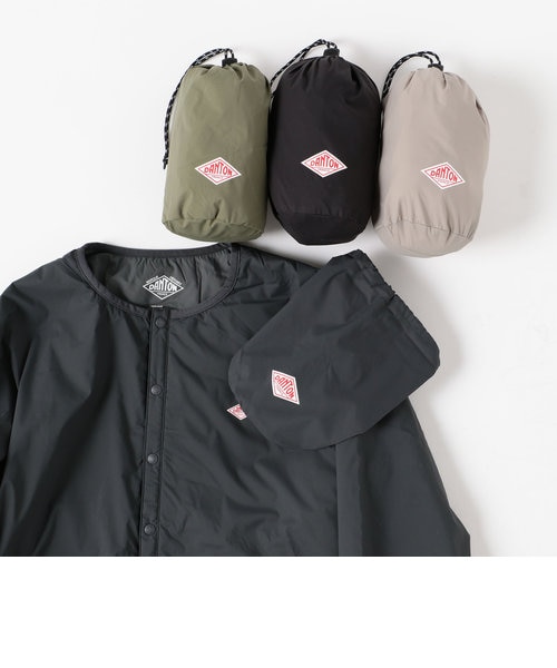 DANTON プリマロフト インサレーション ノーカラージャケット 42 DANTON/ダントン】プリマロフト インサレーションジャケット #JD-8885