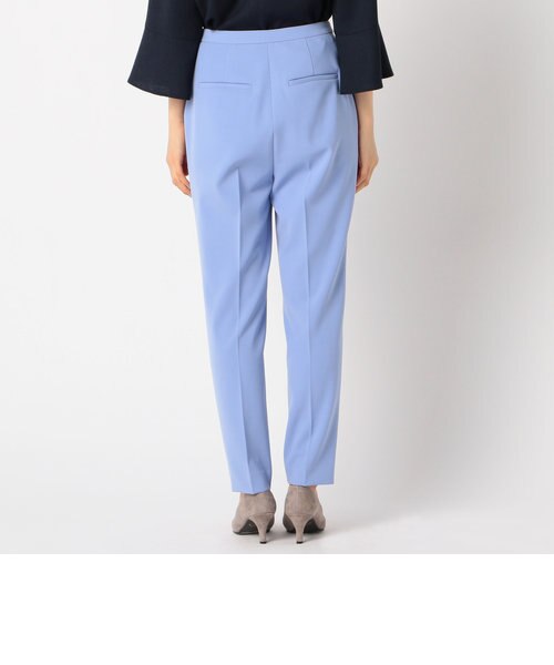 【極美品】ノーリーズ　コモニア加工 ペンシルパンツ グレイッシュブルー　38 L 極美品】ノーリーズ コモニア加工 ペンシルパンツ グレイッシュ