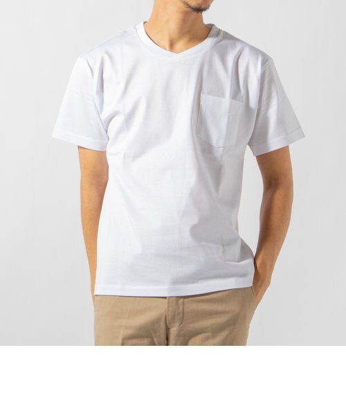 V　Tシャツ クロスネック 変形Vネック Tシャツ｜ノーリーズの通販｜&mall（アンド