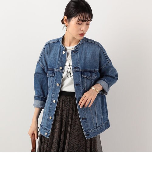 Healthy DENIM Cereal ノーカラーデニムジャケット Healthy/ヘルシー】Cereal デニムジャケット｜ノーリーズの通販｜&mall