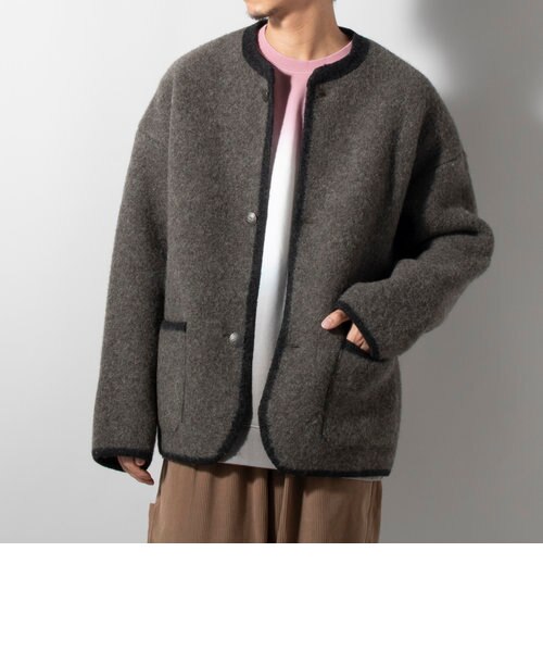 STAPF/シュタップ】ROUNDNECK TYROLEAN JACKET ラウンドネック