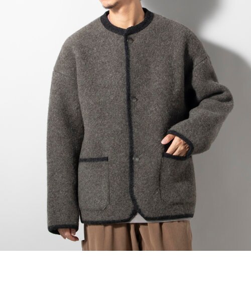 STAPF/シュタップ】ROUNDNECK TYROLEAN JACKET ラウンドネック
