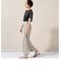 【WEB限定サイズあり】リネンレーヨンドットパンツ