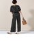 【WEB限定サイズあり】リネンレーヨンドットパンツ