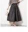 ＜飯豊まりえさん着用＞◇【WEB限定カラーあり】リバーシブルタフタドットジャガードスカート