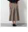 ＜飯豊まりえさん着用＞◇【WEB限定カラーあり】リバーシブルタフタドットジャガードスカート