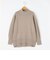 ◇【WEB限定】7Gカシミヤブレンドハイネックパフスリーブプルオーバーニット