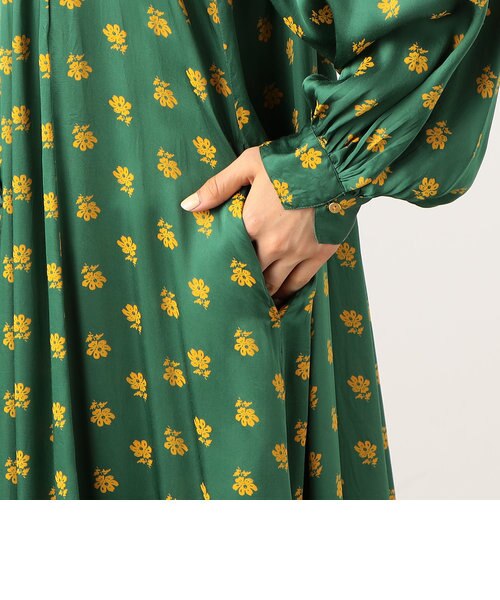 ◇【WEB限定】【ne Quittez pas/ヌキテパ】フラワープリントワンピース