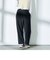 両面起毛イージーセミワイドパンツ