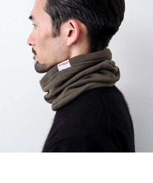 Stone  ウール ハーフジップ ネックウォーマー 1290000013594_0101.jpg