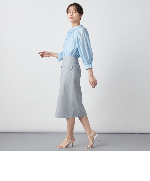 ノーリーズ NOLLEY'S sophi/ オックスジップタイトスカート　新品 オックスジップタイトスカート｜ノーリーズの通販｜&mall