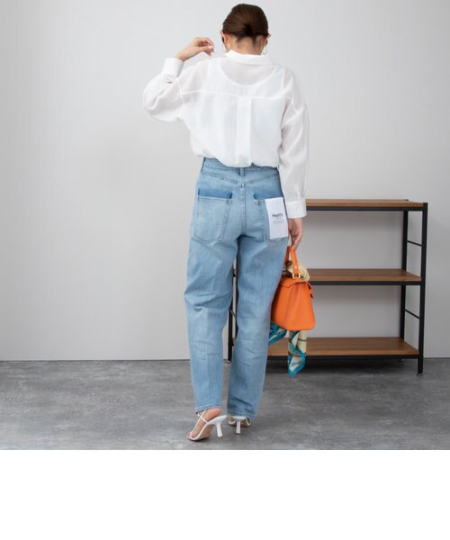 【Healthy denim/ヘルシーデニム】Clover サックス　25インチ Healthy DENIM - 【Healthy denim/ヘルシーデニム】Clover