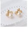 コットンパールキラ双子イヤリング