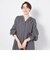 ◇【WEB限定】フレンチリネンギャザースリーブシャツワンピース