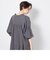 ◇【WEB限定】フレンチリネンギャザースリーブシャツワンピース