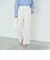 ◇【WEB限定】リネンライクハイウエストワイドパンツ