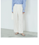 ◇【WEB限定】リネンライクハイウエストワイドパンツ