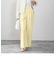 ◇【WEB限定】リネンライクハイウエストワイドパンツ