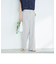 ◇【WEB限定】リネンライクハイウエストワイドパンツ