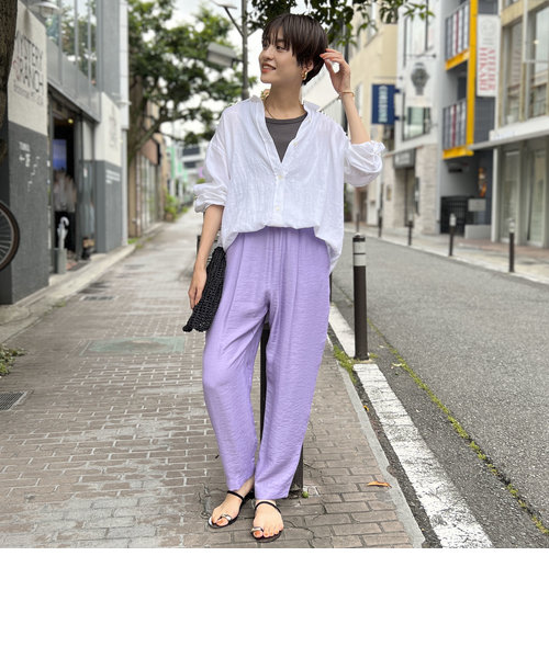 ◇【WEB限定】ジュピターインゴムテーパードパンツ