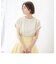 ◇【WEB限定】タフタ袖タックブラウス