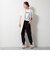 ◇【WEB限定】カットジョーゼットジョガーパンツ