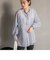 シアーストライプオーバーシャツ