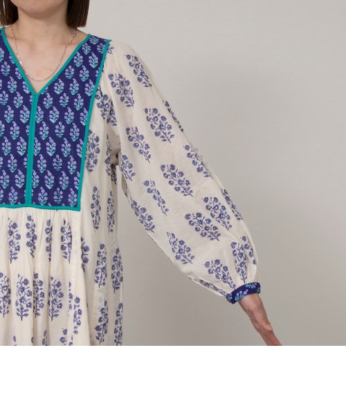 ne Quittez pas プリントワンピース ◇【WEB限定】【ne Quittez pas/ヌキテパ】フラワープリント