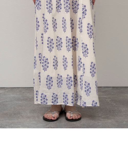 ◇【WEB限定】【ne Quittez pas/ヌキテパ】プリントギャザー