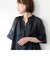 シアーギャザーブラウス
