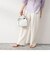 ウォッシャブルイージーワイドパンツ